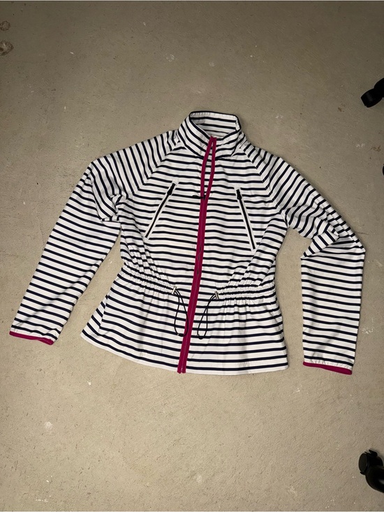 Ralph Lauren Jackets & Blazers - Ralph Lauren Striped Utility Jacket with Pink Trim